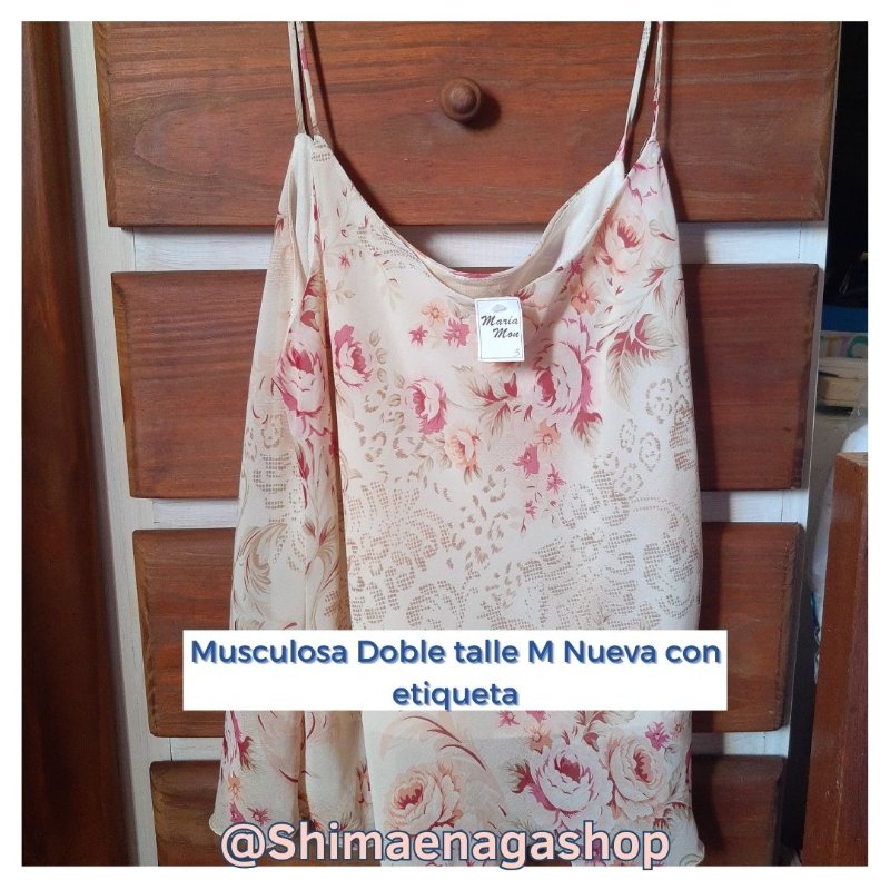 Musculosa Nueva talle M estampada