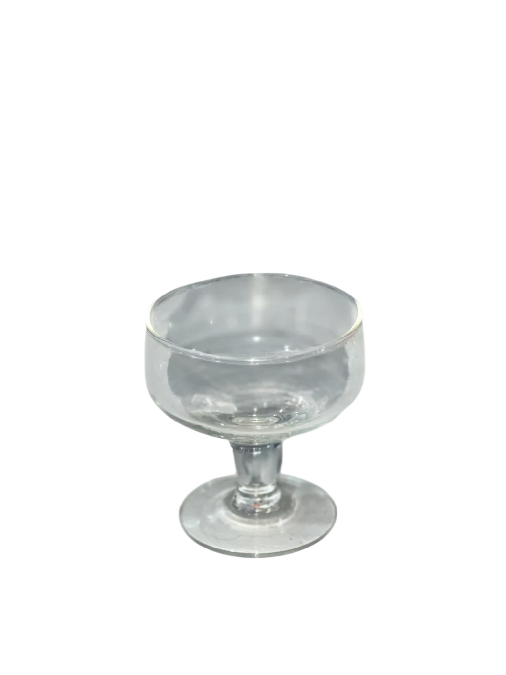 Set de copas bajas de vidrio
