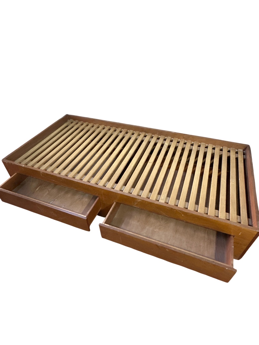 Cama Individual con Cajones de Madera