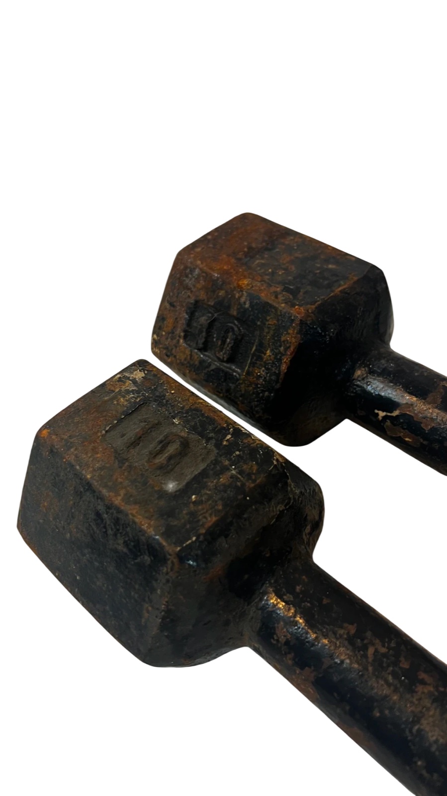Par de mancuernas de hierro fundido 8kg