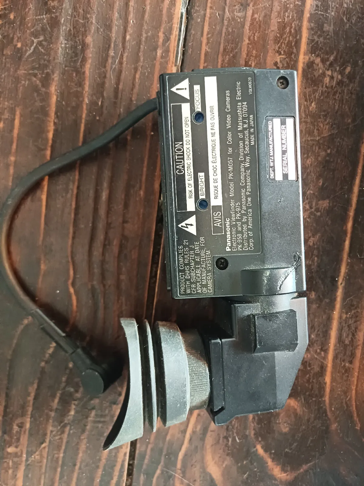 Visor electrónico Panasonic PK-M057 vintage