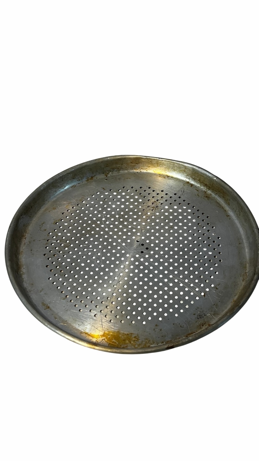 Molde para pizza perforado