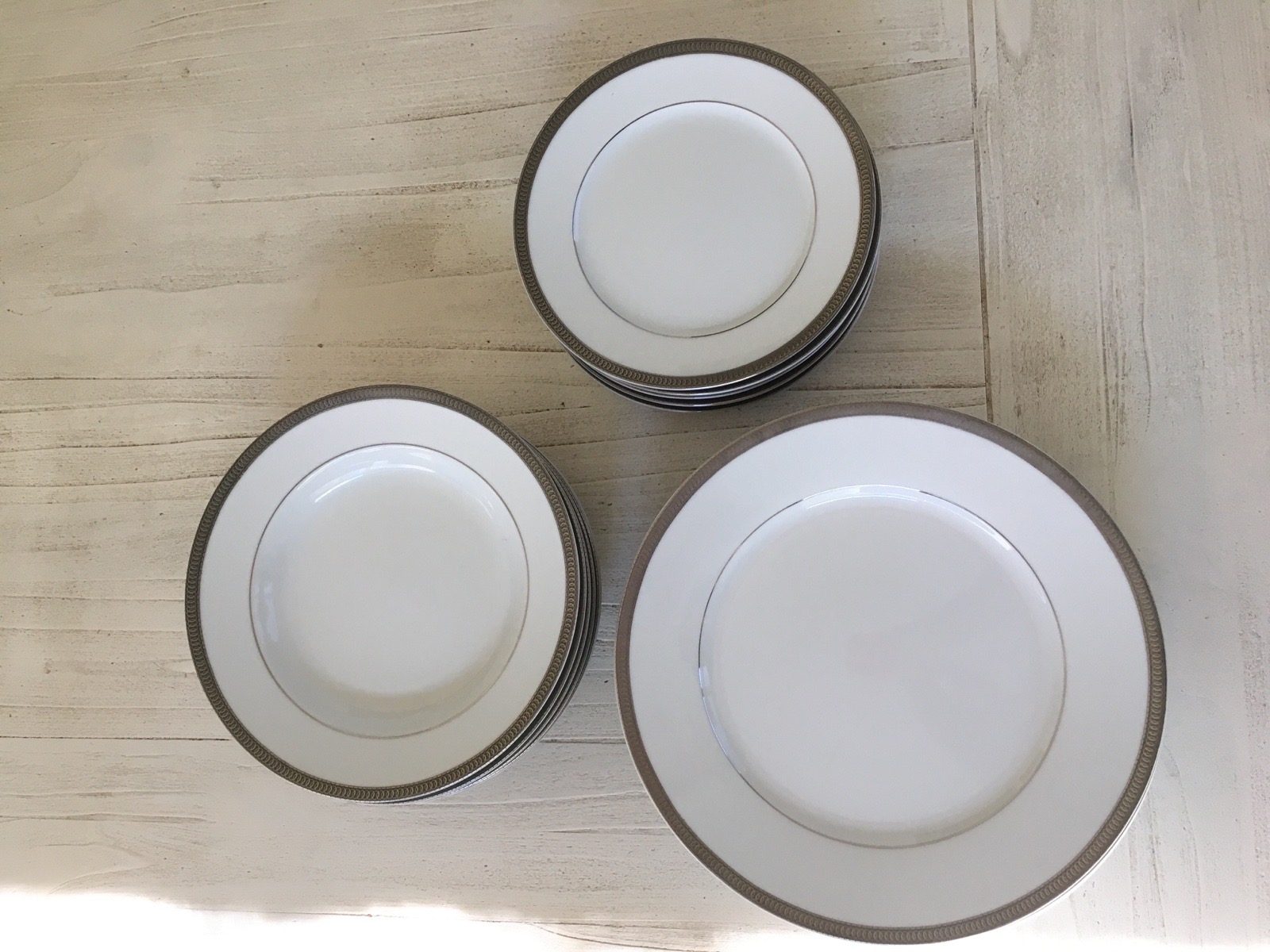 Platos de Porcelana marca Verbano