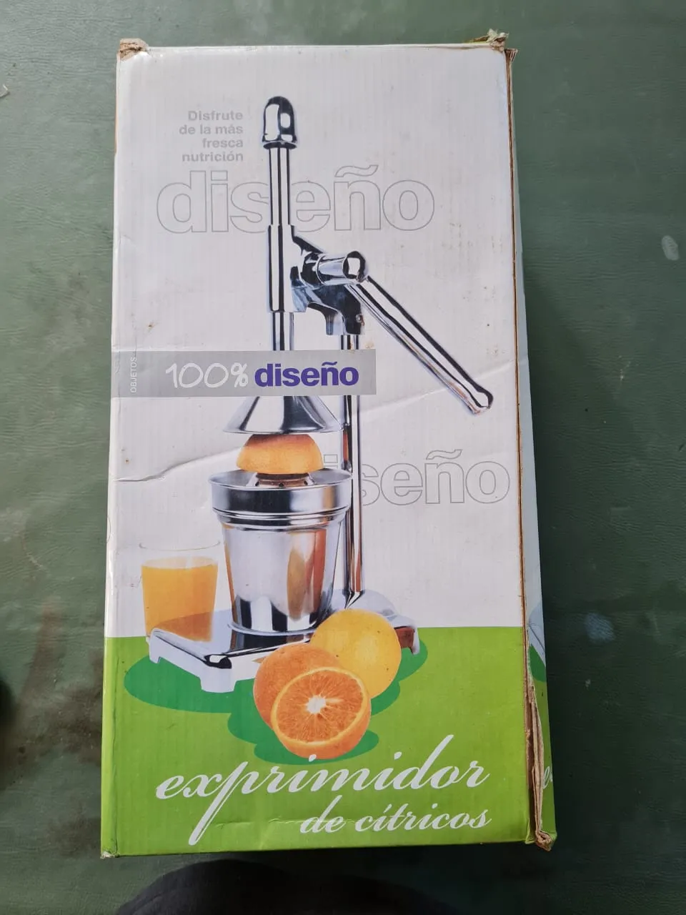 Exprimidor Cítricos de Acero Inoxidable Plateado