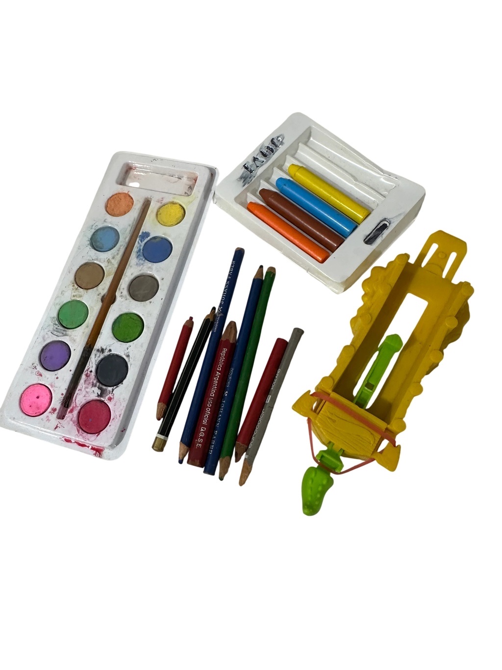 Set de Pintura y Lápices de Colores