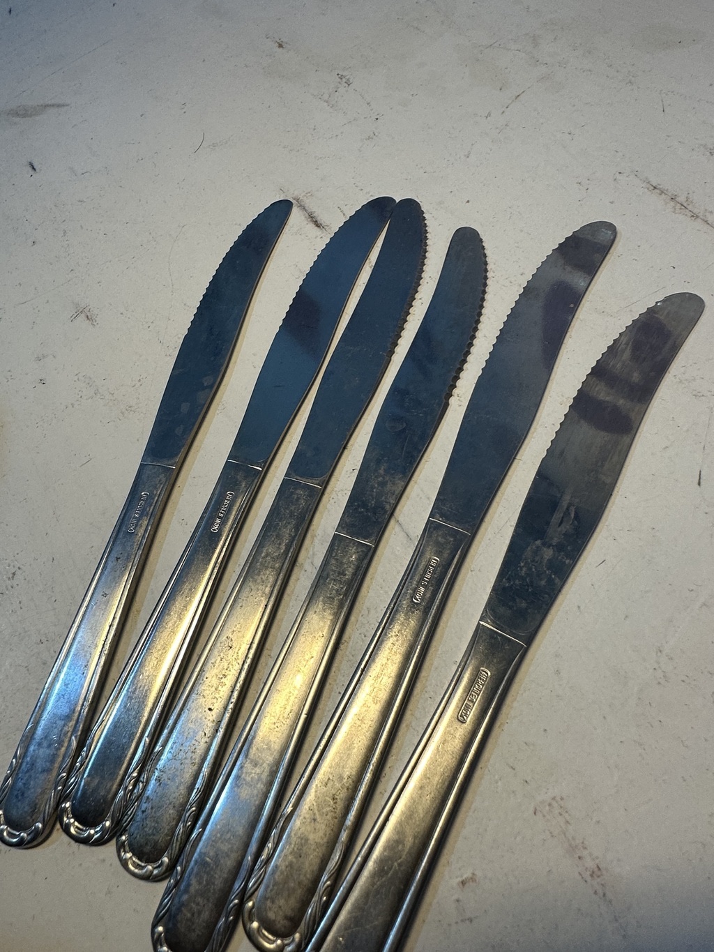 Set de 6 cuchillos para mesa