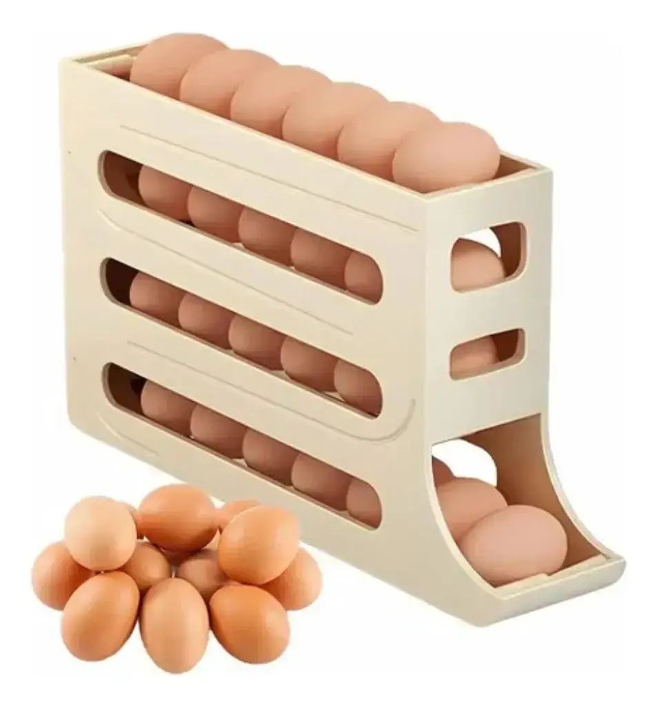 Dispensador de Huevos Plástico 4 Niveles