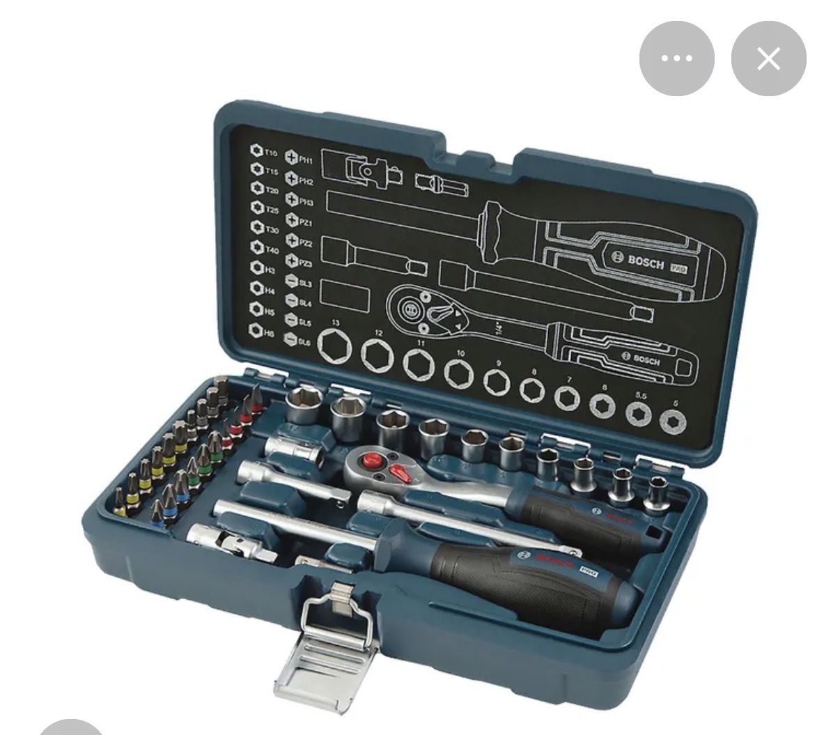 Kit herramientas Bosch 37 piezas
