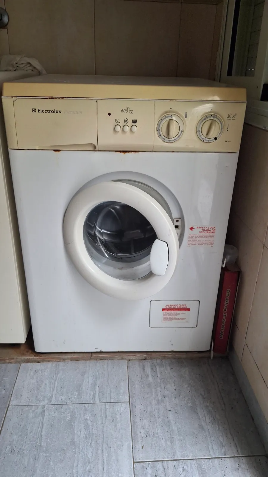Lavarropas electrolux