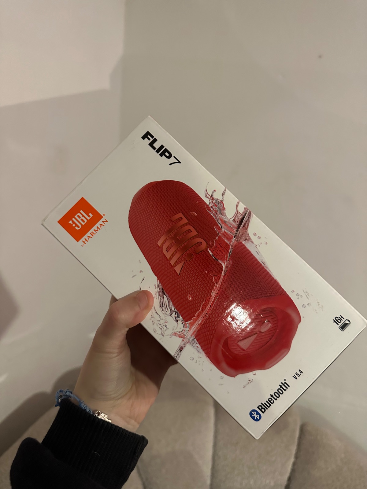 Parlante JBL Flip 7 Original Bluetooth Rojo