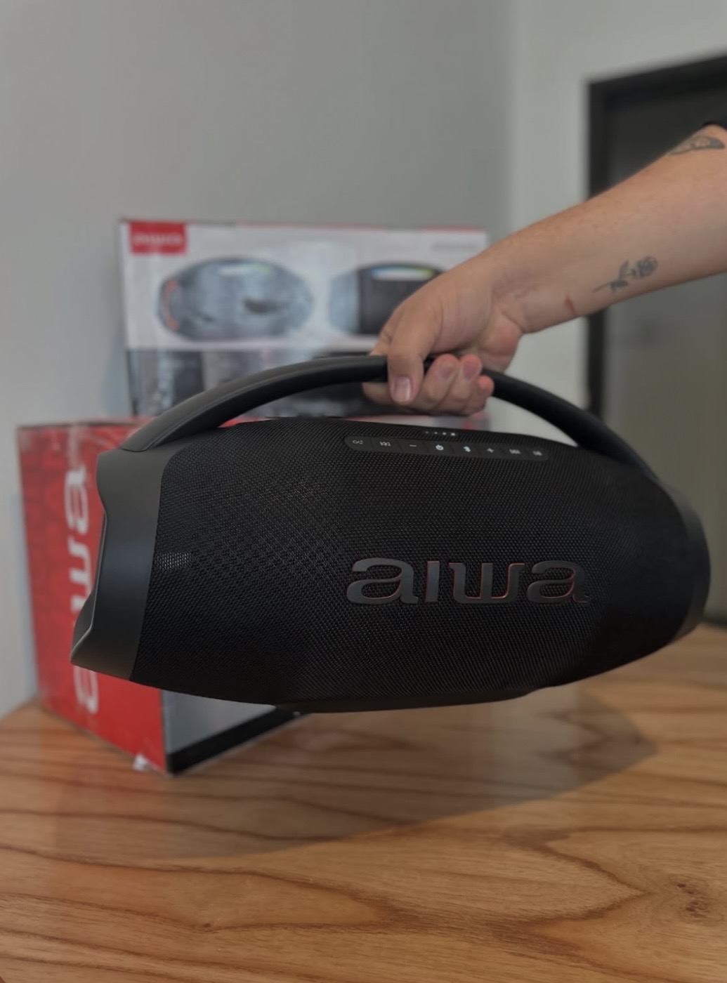 Parlante Aiwa Party Power Boombox AWH51BT ORIGINAL