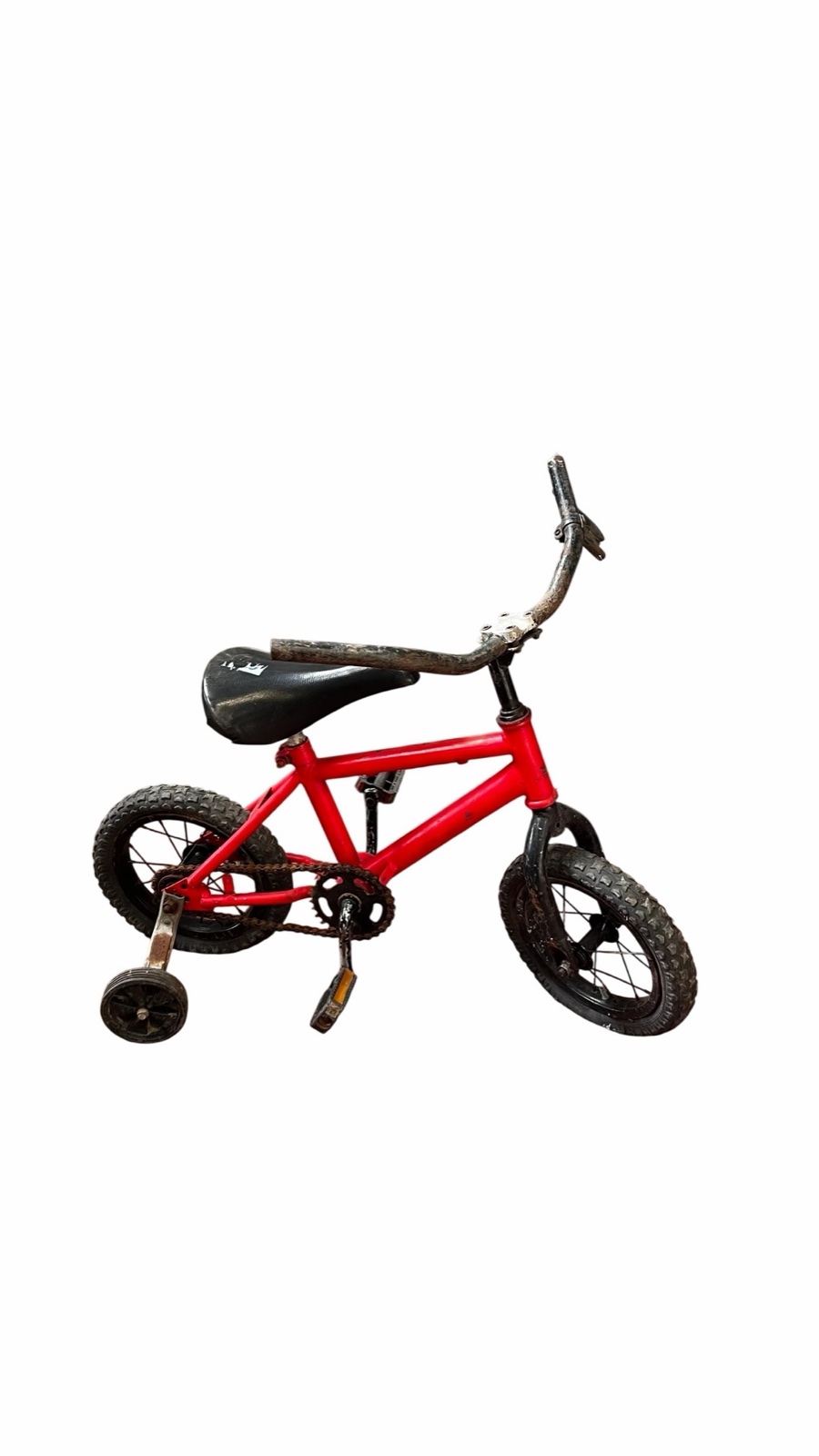 Bicicleta infantil con rueditas de apoyo