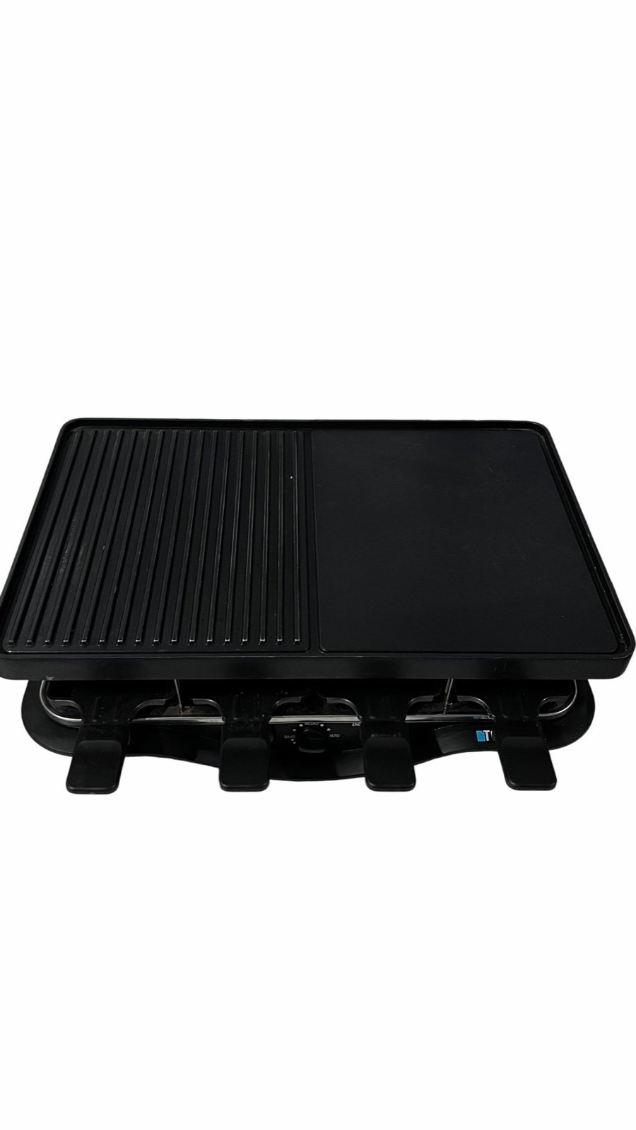 Parrilla eléctrica con raclette