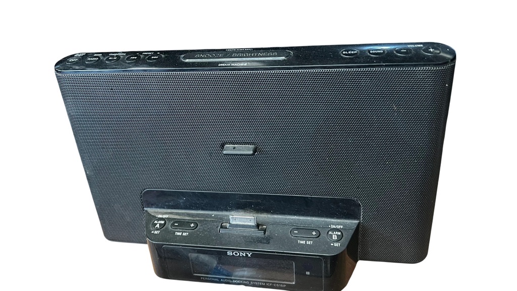 Sistema de audio con reloj despertador Sony