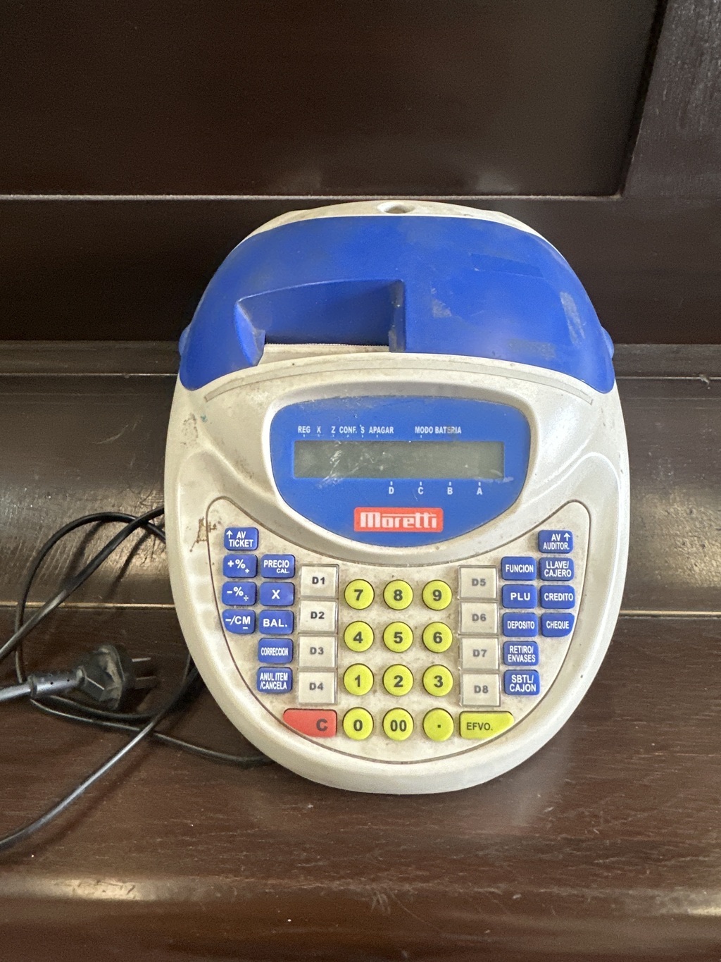 Registradora electrónica Maretti