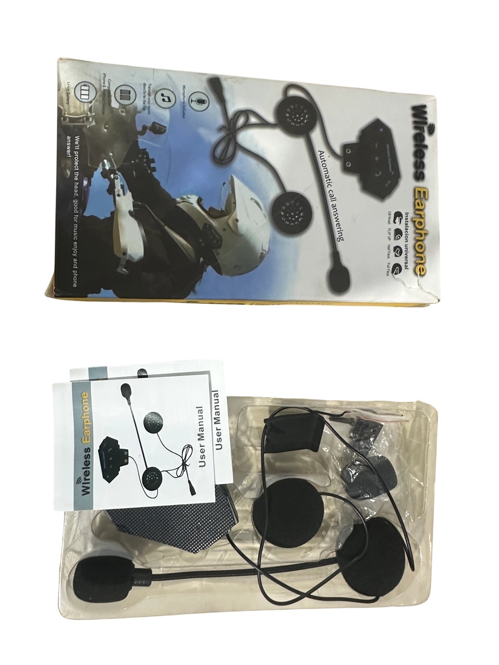 Auricular inalámbrico para casco
