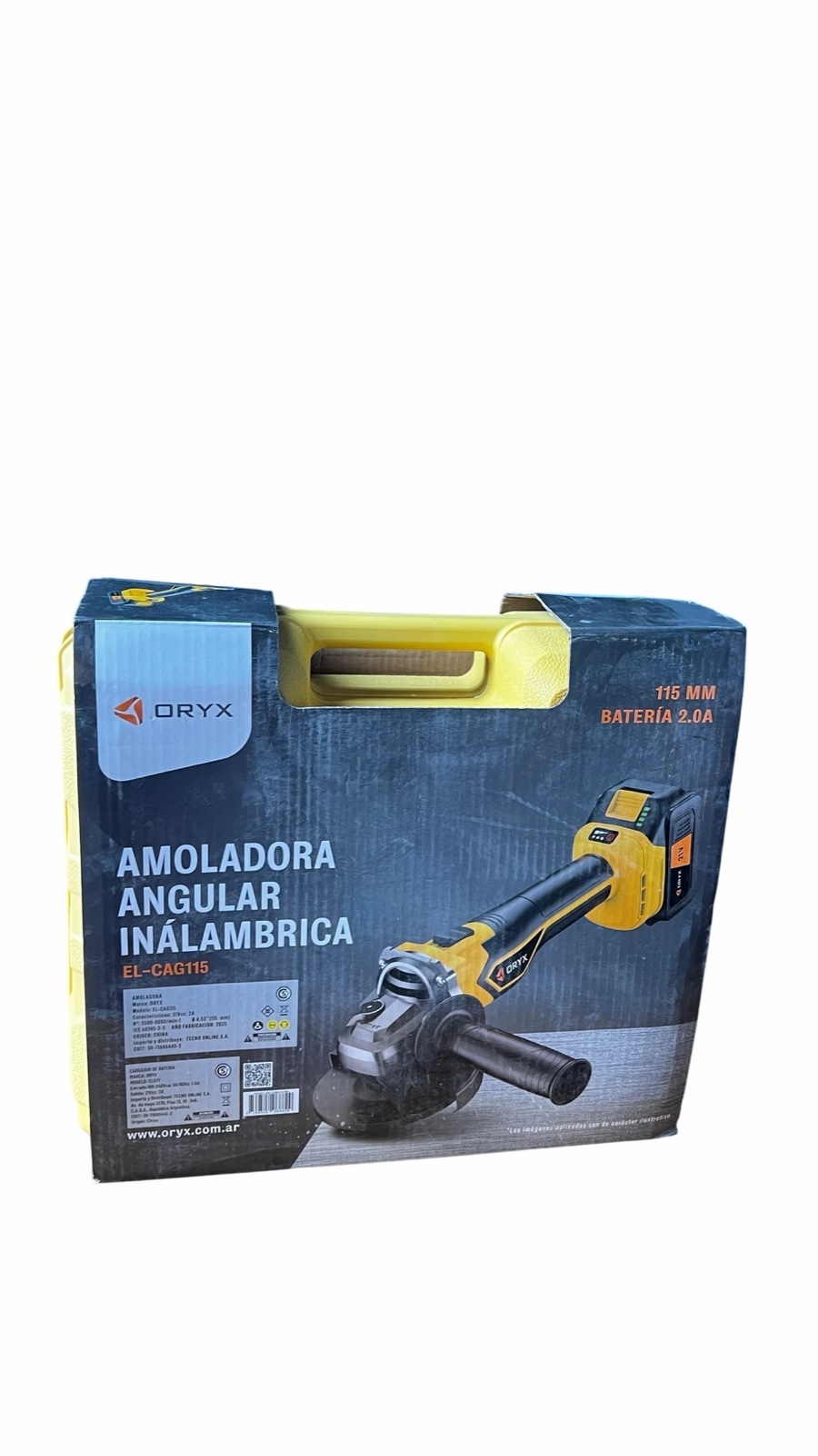 Amoladora Angular Inalámbrica
